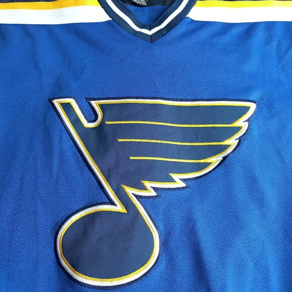 Vintage 90s Pro Player NHL Hockey St Louis Blues Jersey (M) - Picture 4 of 9